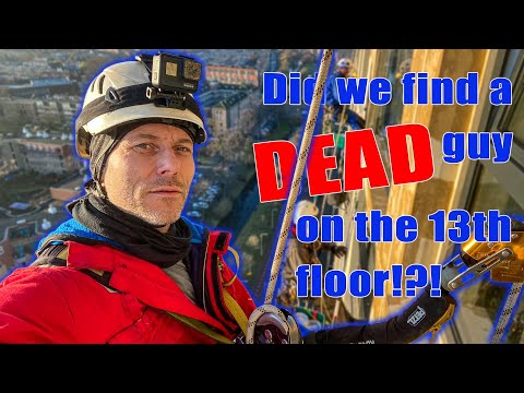 DID we find a DEAD guy on the 13th FLOOR doing ROPE ACCESS work and some complicated rigging