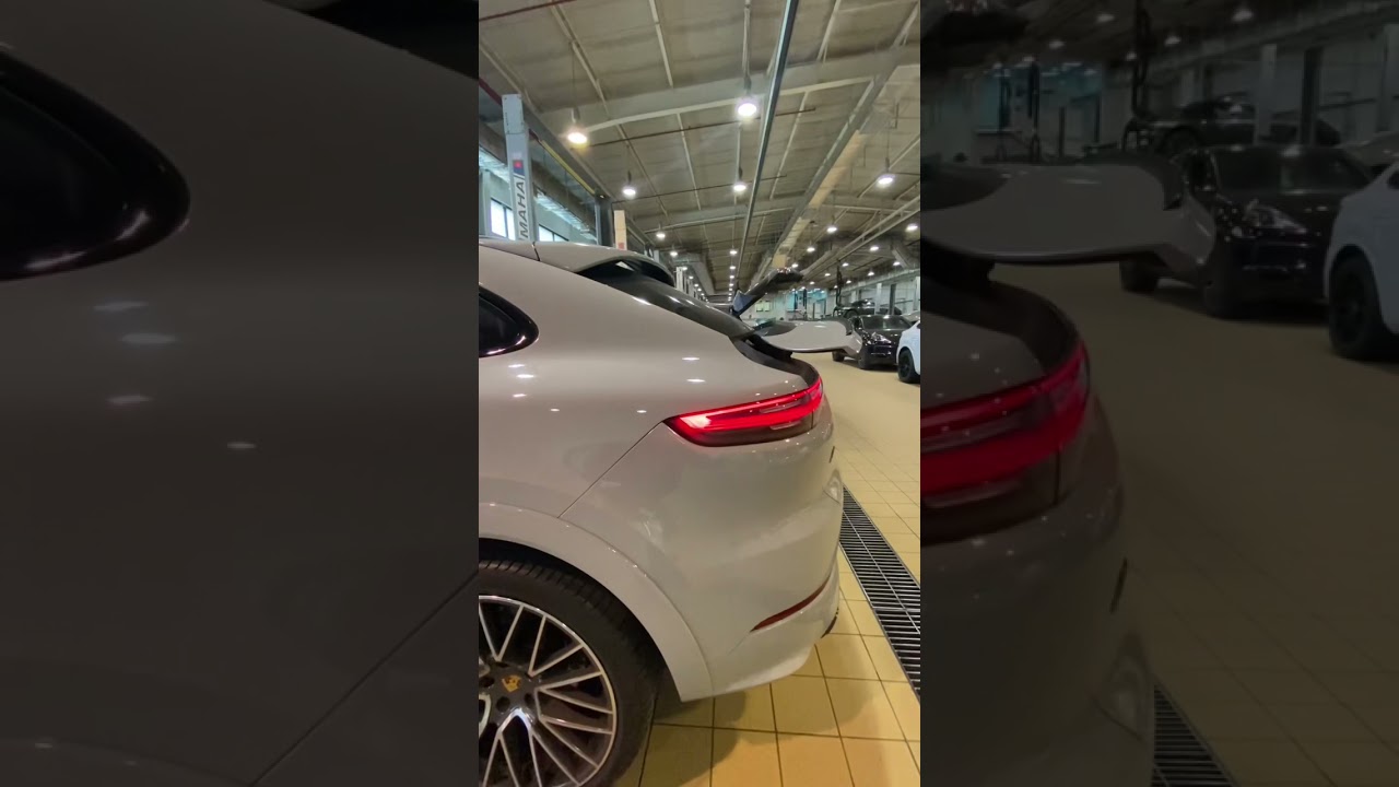 Transformer Porsche Cayenne Coupe Rear Spoiler 