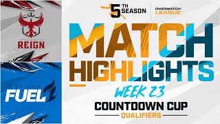 @atlantareign vs @DallasFuel |  Countdown Cup Qualifiers Highlights | Week 23 Day 3