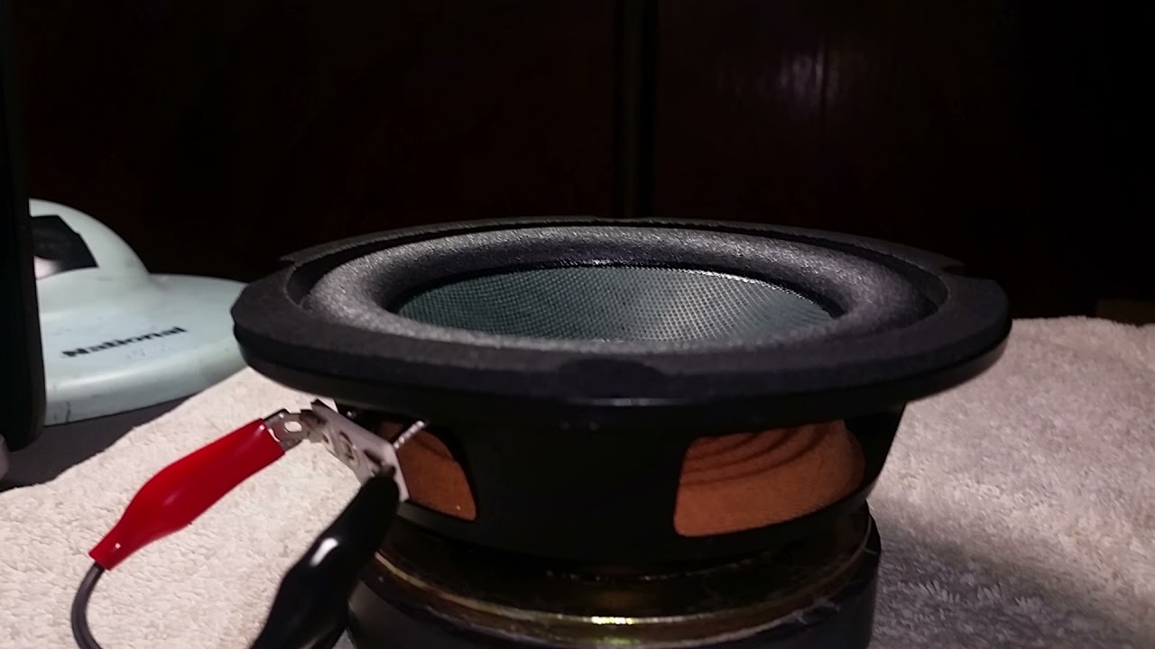 crown 5" woofer free air ( still in break-in stage )
