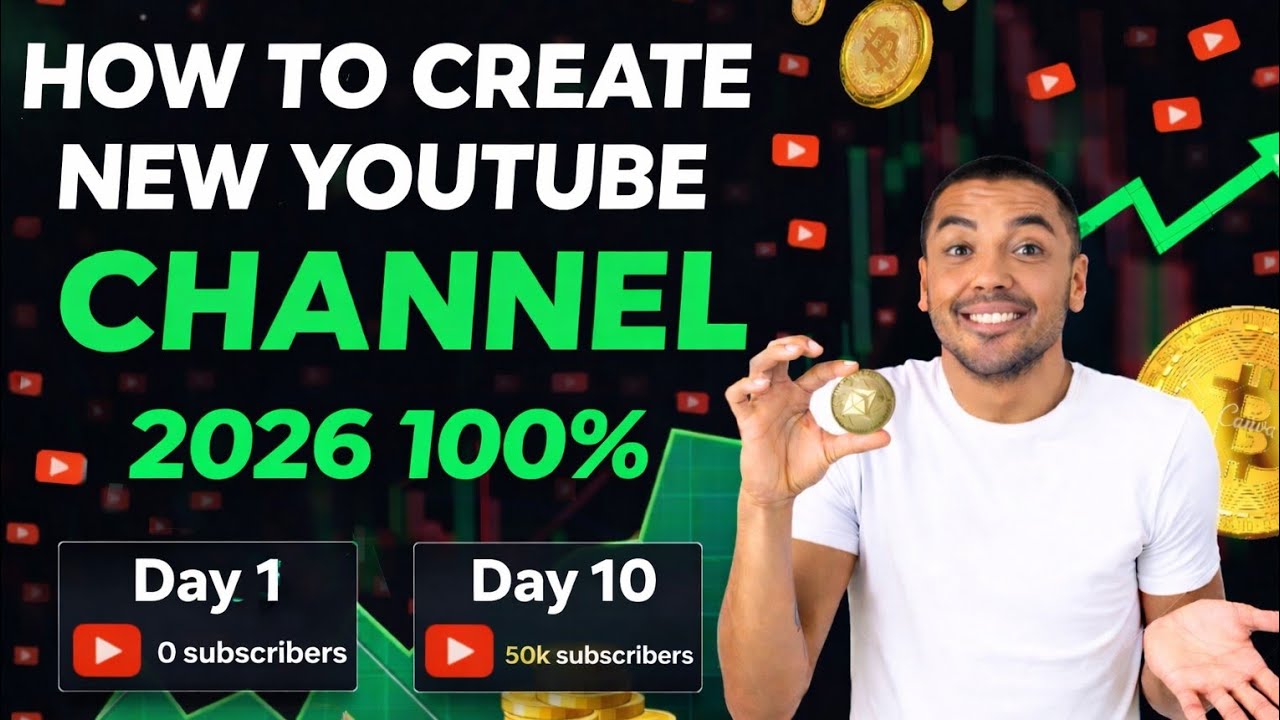 How To Create YouTube Channel in 2026 (Step-by-Step Full Guide) 🚀DAY 10 ...