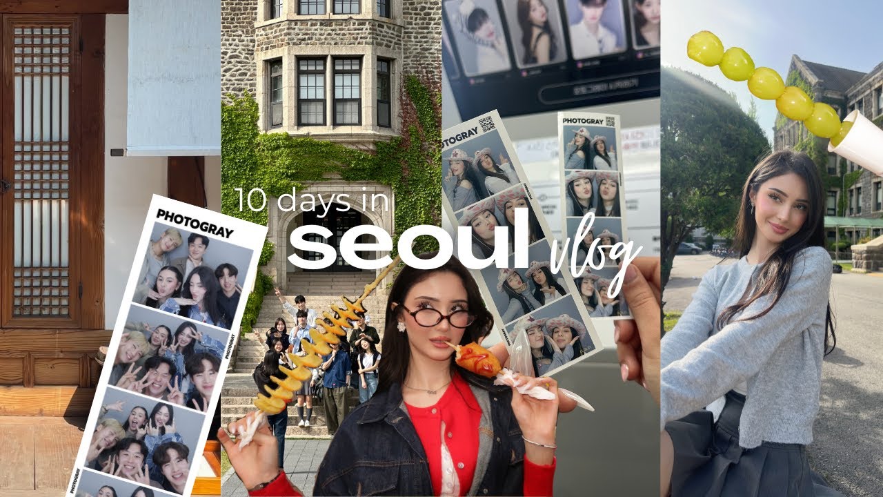 🇰🇷 KOREA VLOG : 10 days in seoul (seongsu, hongdae, yonsei, cafes ...