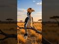 Ce hornbill est hors du commun 🦅 #nature #birdwatching #shorts