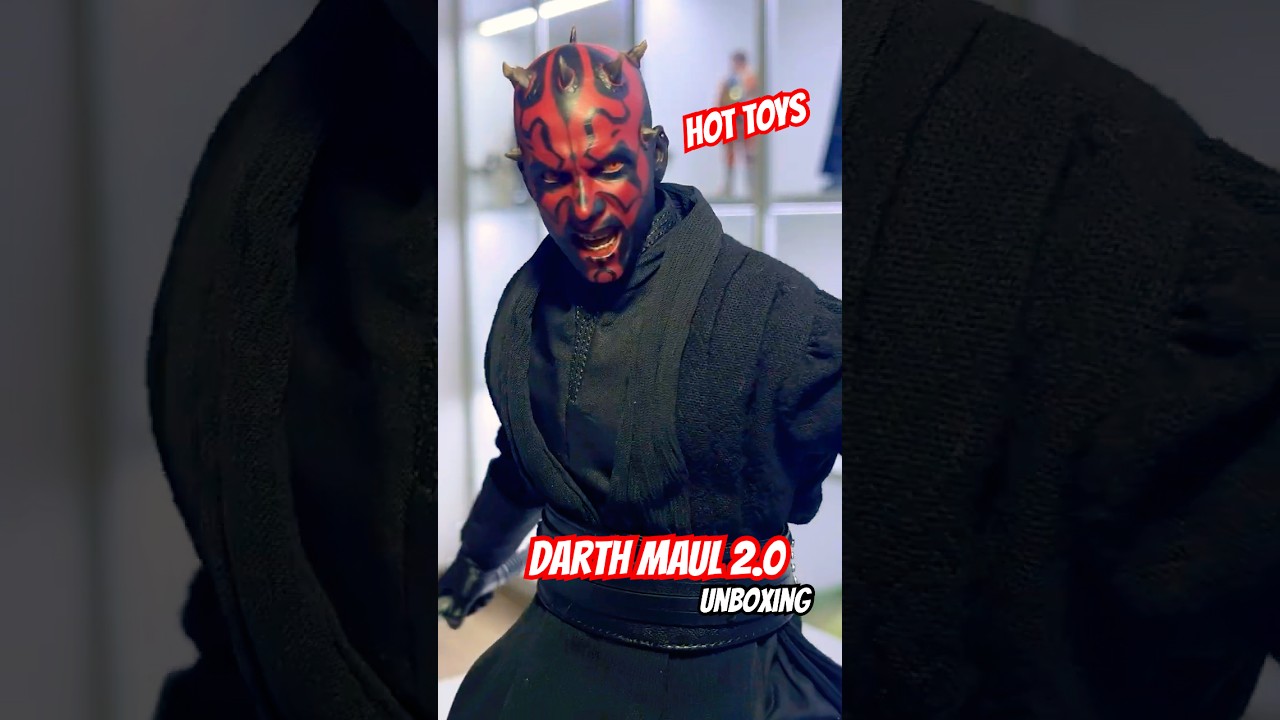 Hot Toys Darth Maul 2.0 Star Wars The Phantom Menace Unboxing! 