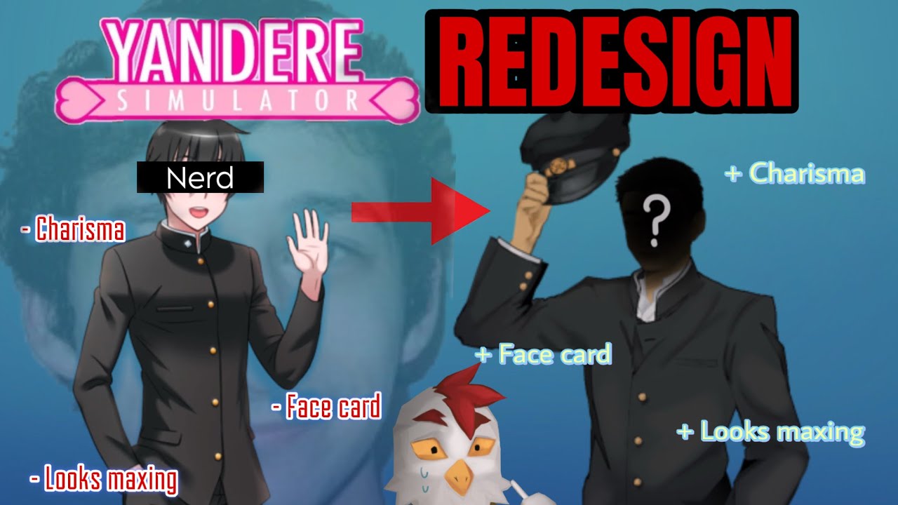 Yandere Simulator Redesign: Redesigning Senpai (Taro Yamada) 
