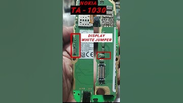 Nokia TA - 1030 white display jumper ||#short