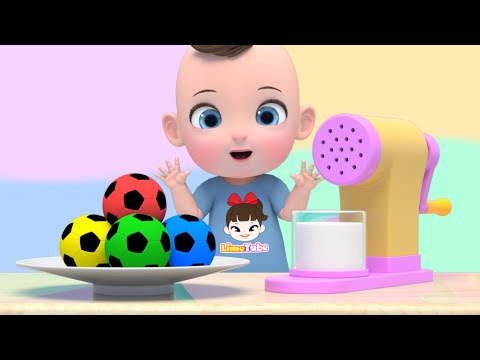 Learn Colors with Supermarket Song + more nursery rhymes song | Super Lime And Toys