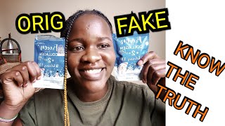 FAKE VS ORIGINAL FROZEN COLLAGEN 2 in 1 Whitening X10 REVIEW