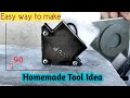 How to Make a Magnetic Right Angle" Homemade 90 degree method