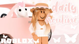 roblox: My Daily Routine in Adopt Me! *Roleplay* | grace k ✧