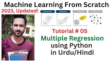 Tutorial 05: Machine Learning Multiple Regression | Multiple Regression using python in urdu/hindi