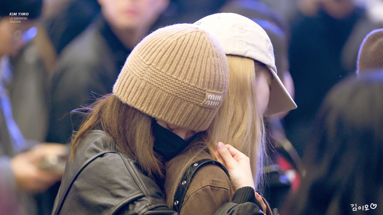 250308 르세라핌(LE SSERAFIM) 카즈하(KAZUHA) 김포공항 출국 Departure 직캠 by 김이모 - 4K