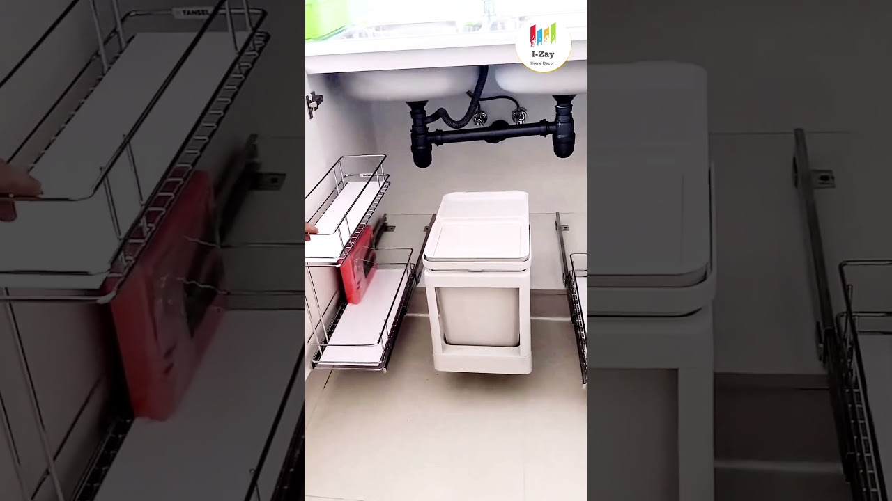 MAXIMIZE YOUR SPACE | Kitchen Under Sink Cabinet Storage Ideas 