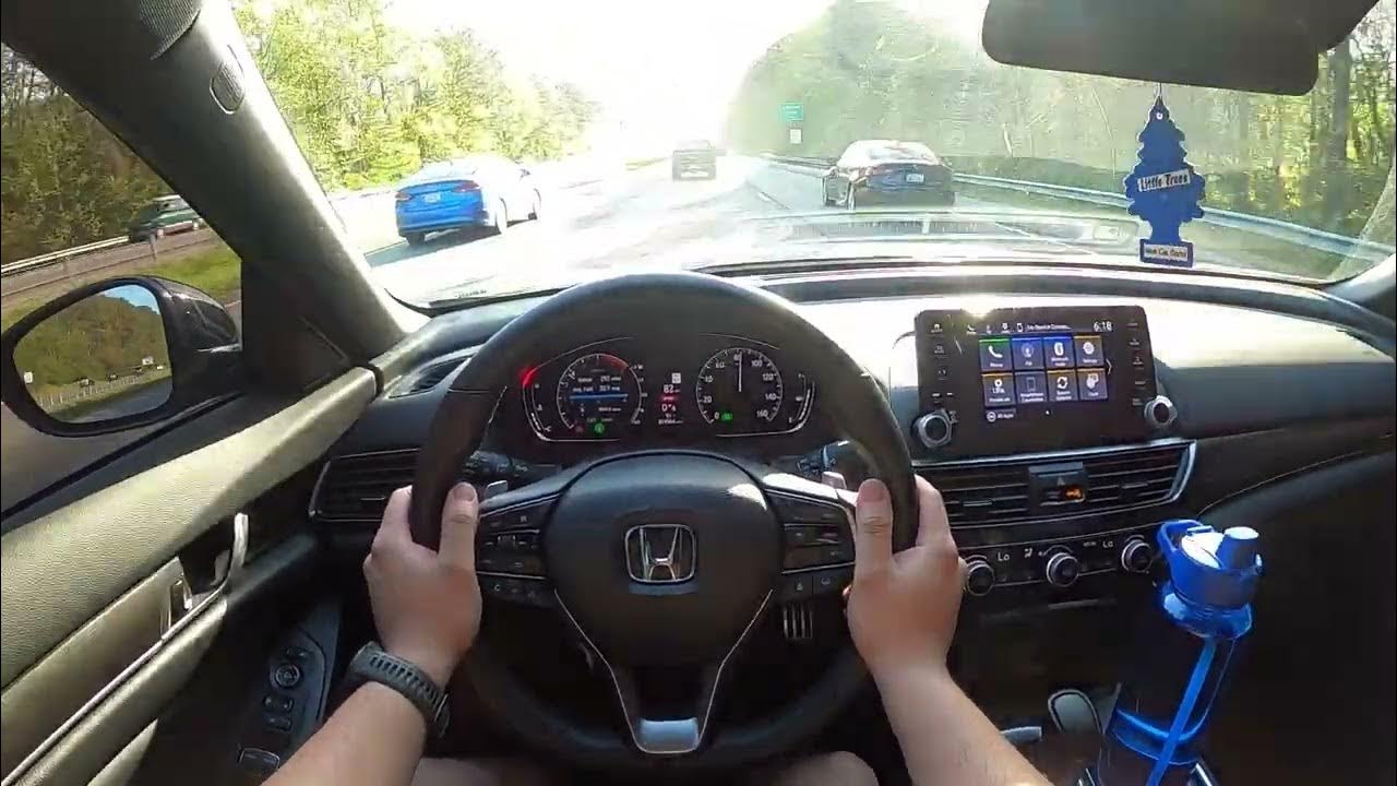 Paddle Shifters On Highway Day Drive 2022 Honda Accord Sport 1.5T