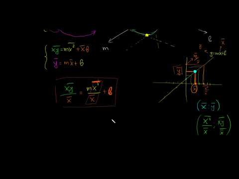 კვადრატული შეცდომის შემცირება რეგრესიის წრფემდე. დამტკიცება (ნაწილი 4)