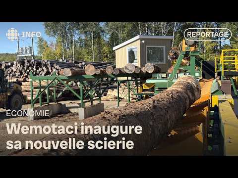 Wemotaci inaugurates its new sawmill