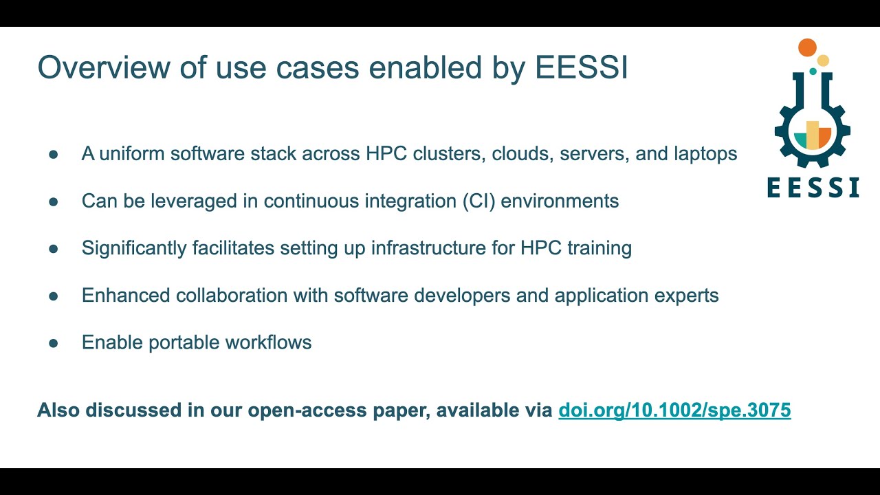 EESSI use cases - YouTube