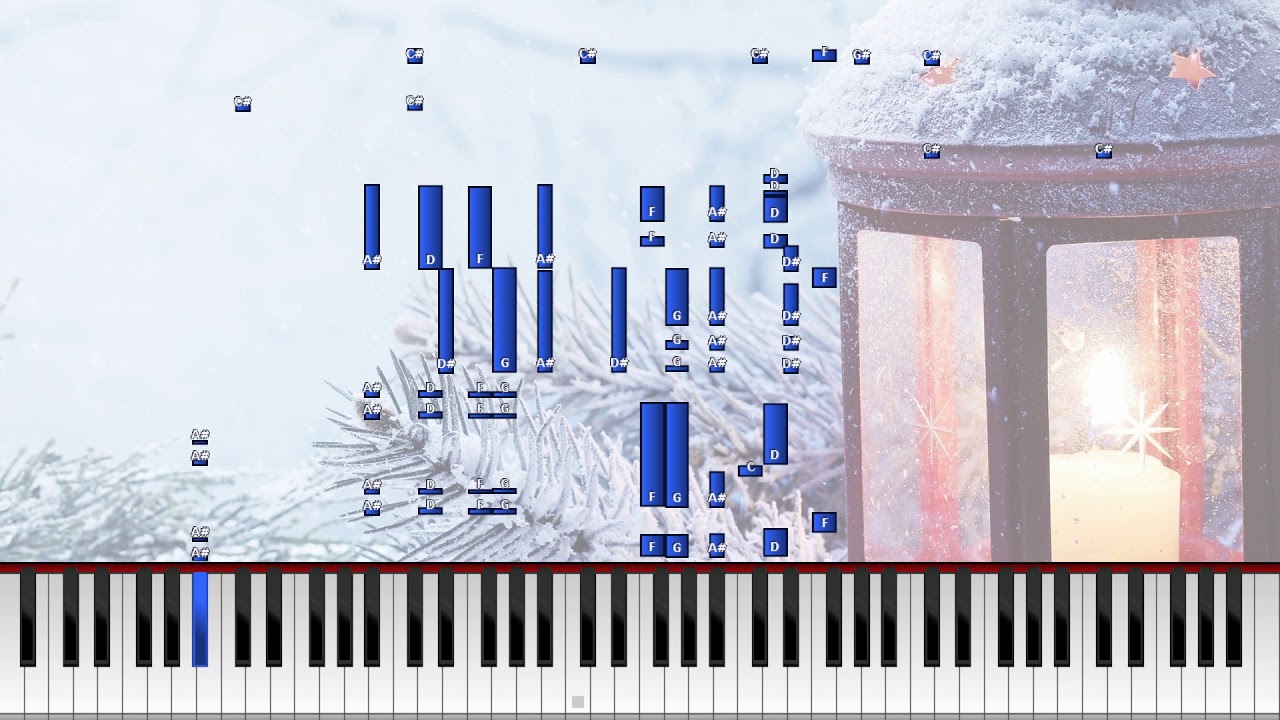 Jingle Bells Fantasy [Kulkusetmuunnelmia] (Piano Synthesia Tutorial