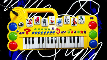 Circuit Bent Animals Toy Keyboard and tutorial