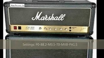 "The Spaghetti Demo" - Marshall JCM 800 #34 Replica Tone!!!