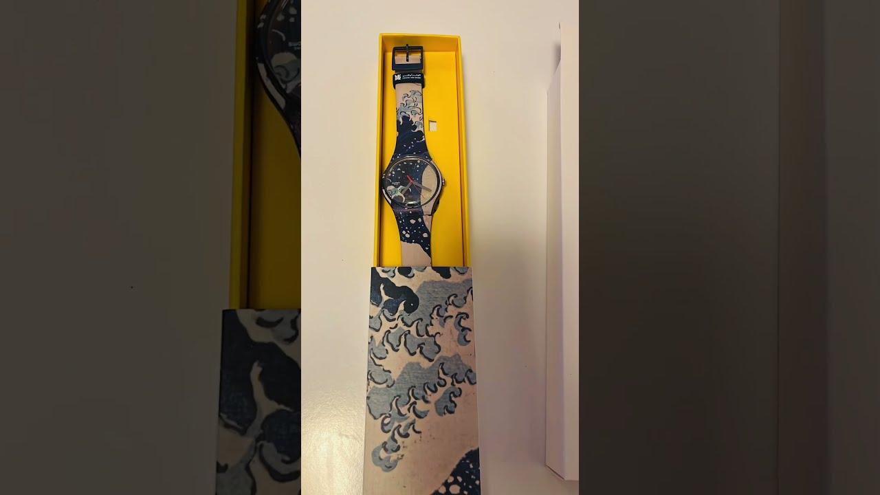 Swatch Hokusai #watches #orologi #swatch #hokusai #art
