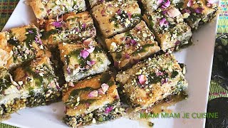 la baklava aux pistaches et crème de pistaches qui vous fera craquer?بقلاوة بالفستق  قنبلة