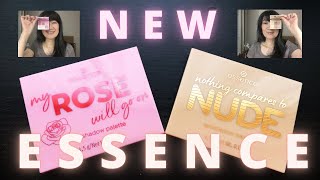 ESSENCE My Rose Will Go On + Nothing Compares to Nude 6-Pan Eyeshadow Palettes | Swatches