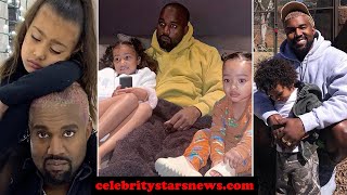 Kanye West With His Kids North, Saint, Chicago and Psalm (VIDEO) -2021