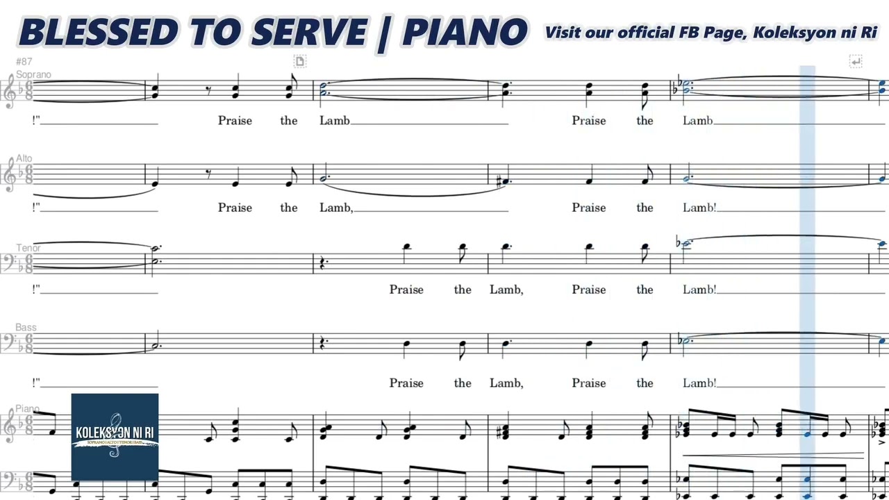 BLESSED TO SERVE (Somewhat SATB)🙂‍↕️