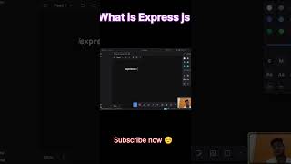 what is Express js #shorts #js #express #api #shortfeed