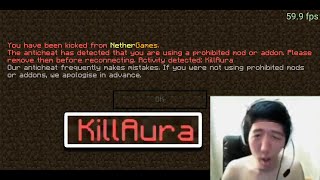the bedwars experience but I GOT KICKED FOR USING KILL AURA?!