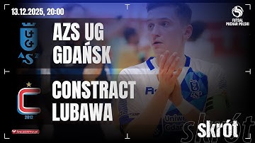 ⚽️ AZS UG GDAŃSK - CONSTRACT LUBAWA 🔴 skrót | 1 Polska Liga Futsalu
