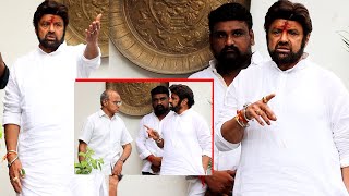 Nandamuri Balakrishna At Nandamuri Jayakrishna House Nandamuri Padmaja Tfpc