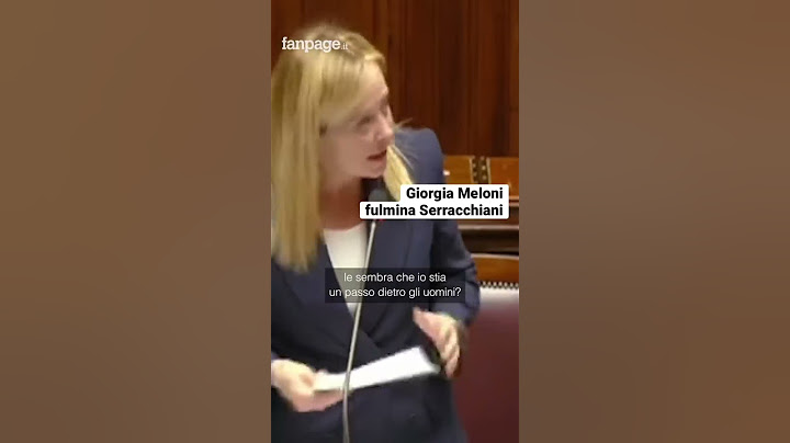 Giorgia Meloni fulmina Serracchiani: “Mi guardi, onorevole”