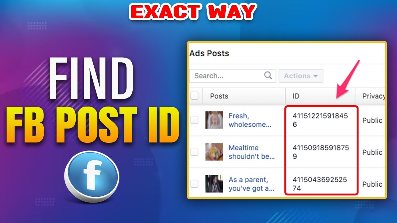 how-to-the-find-facebook-post-id-full-guide-youtube