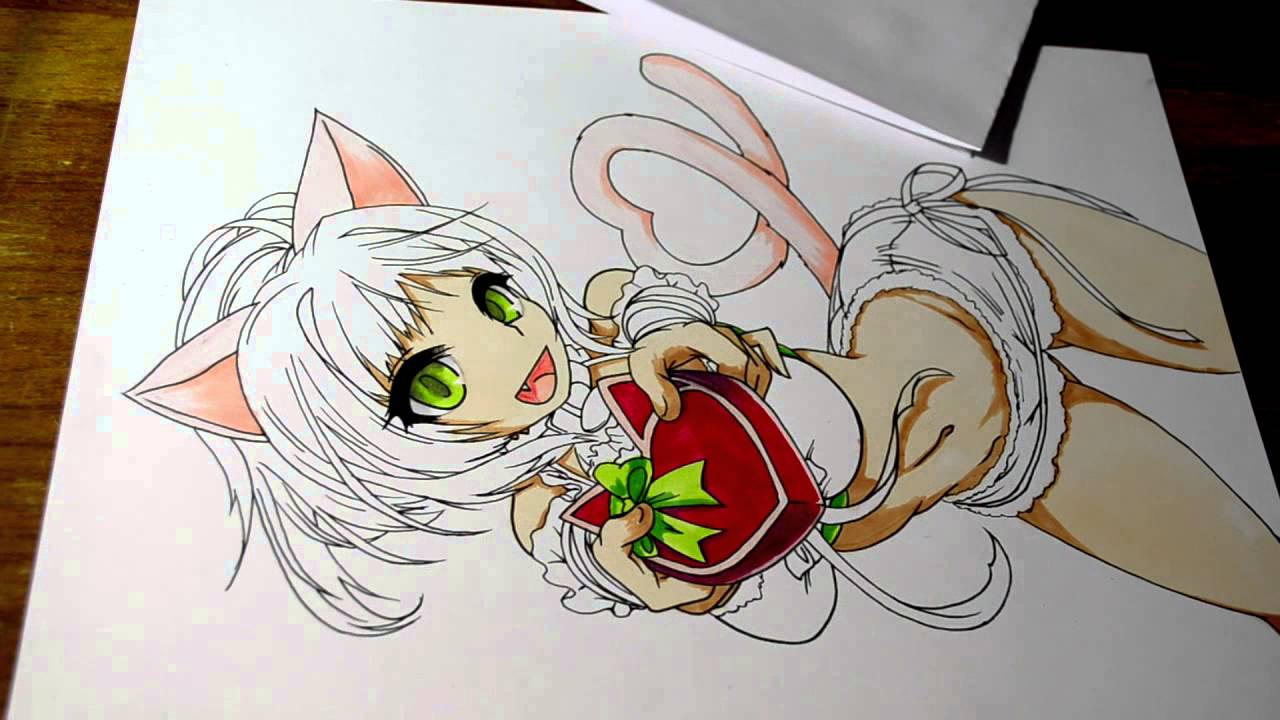  Drawing  Anime  Neko  Girl  YouTube