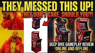 Supreme Ultimate Motral Kombat 3 #arcade1up Online/Offline PCB Review Gameplay is it worth it?!