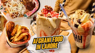 AFGHANI FOOD IN LAHORE 2021 | Afghan Vibes DHA | Afghani Burger | Sheryakh | Loaded Dumplings