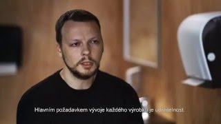 Katrin Inclusive Design Tissue Dispenser Range. Designers Story Czech