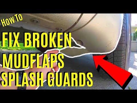 how-to-fix-broken-or-cracked-mud-flaps-splash-guard--jonny-diy