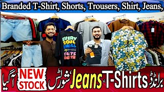 Branded T-Shirt, Shorts, Trousers, Shirt, Jeans, | Wholesale Market | RJ Shopping Mall Karachi