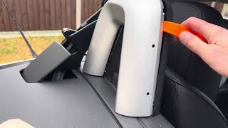 Bmw Z4 roll bar cover removal & repaint