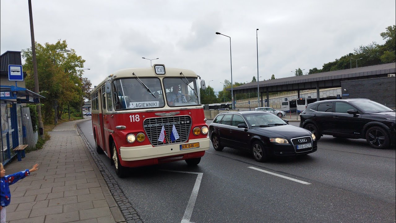 (Zabytek) Ikarus 620 #118, Linia 150, kierunek Łagiewniki, MPK Kraków