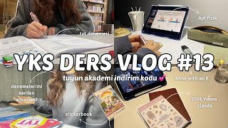 Yks Vlog Denemelerimi Nereden Alıyorum,2026 Ajandam Ve Stickerbook