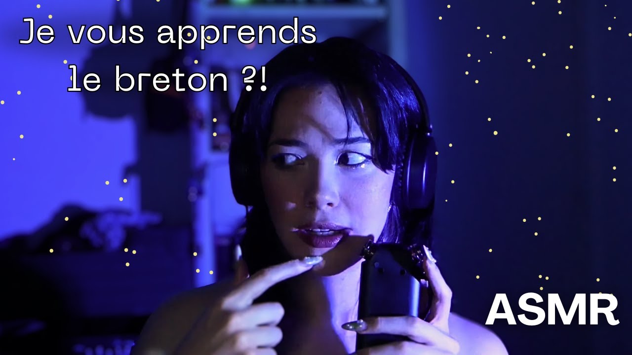 ASMR ✨Je t'apprends les bases du breton !!