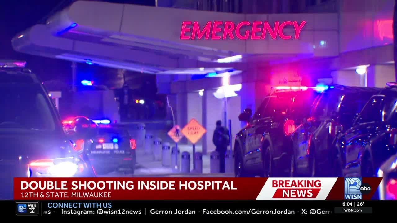 Double shooting inside Milwaukee hospital