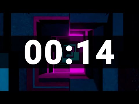 14 Second Timer with Cool Upbeat Music for Kids, Chill Instrumental Countdown