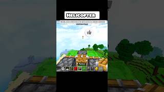 Building a Functional Helicopter in Minecraft!