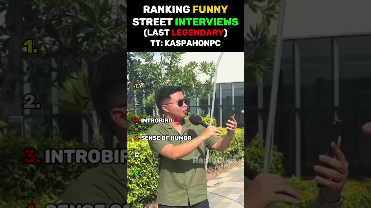 Ranking Funny Street Interviews Shorts Viralvideo