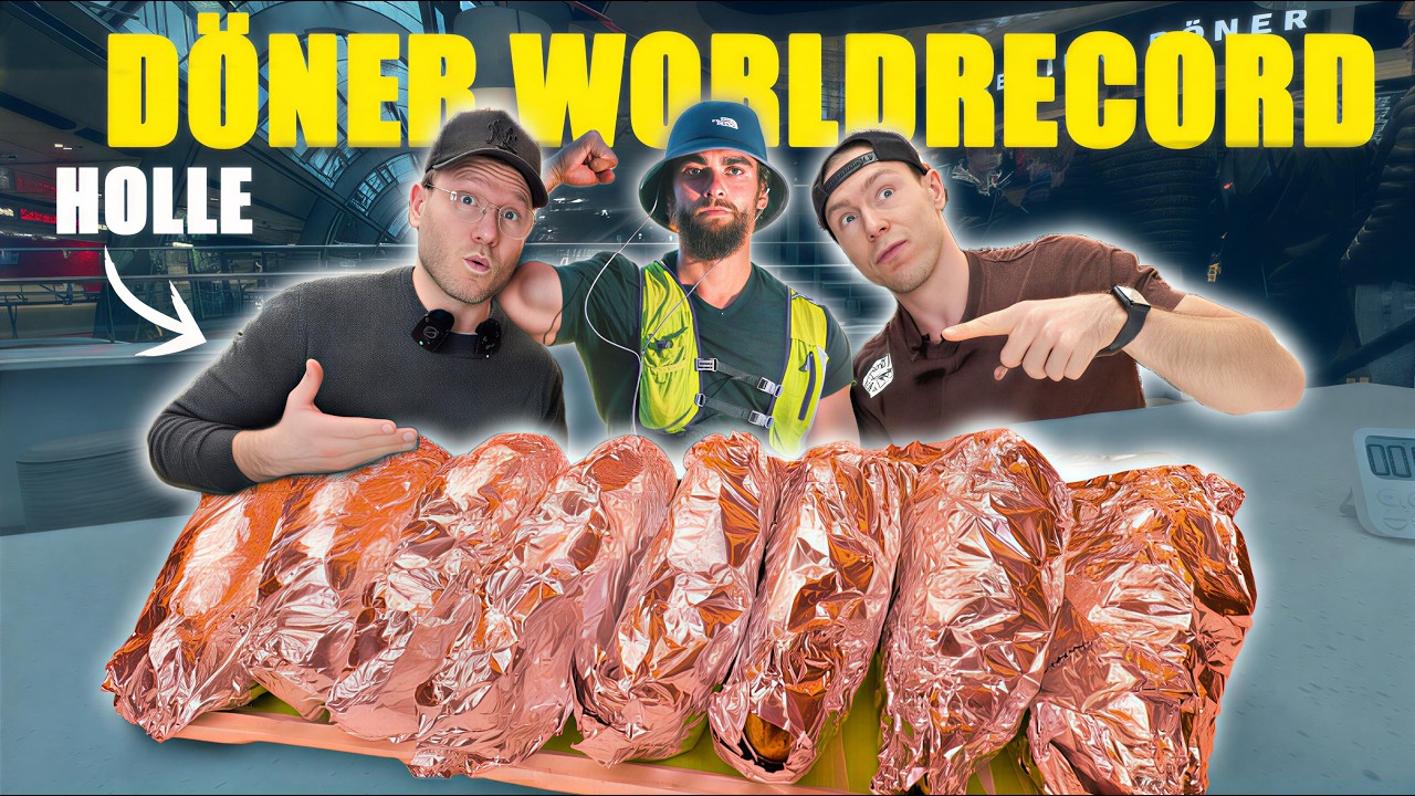 Schaffe ich 8 Döner & den @ardasaatci1357 Rekord? 😱 Mit @Holle21614 Honest Kebab